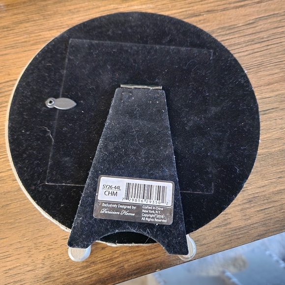 2pc Set of Round Braided Monochromatic Picture Frames - Picture 8 of 11